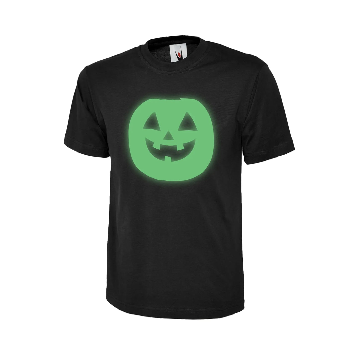 Glow in the Dark Smiling Pumpkin Face - Halloween Glow Expression