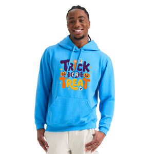 Halloween Casual Hoodie, Modern Pullover with Fun Seasonal Graphic Design PW009