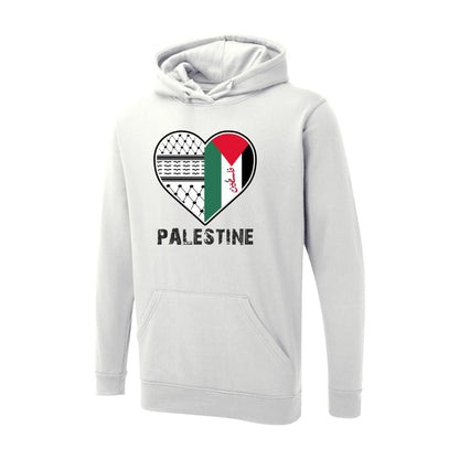 Palestine Hoodie – National Emblem Artwork, Sign of Strength and Hope