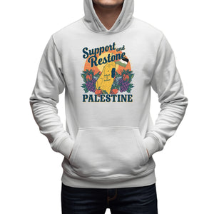 Restore Palestine Hoodie – Roots Restored, Story of the Homeland