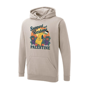 Restore Palestine Hoodie – Roots Restored, Story of the Homeland