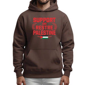 Restore Palestine Hoodie – Spirit of Restoration, Unity in Every Thread