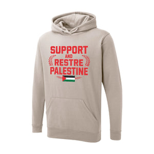 Restore Palestine Hoodie – Spirit of Restoration, Unity in Every Thread