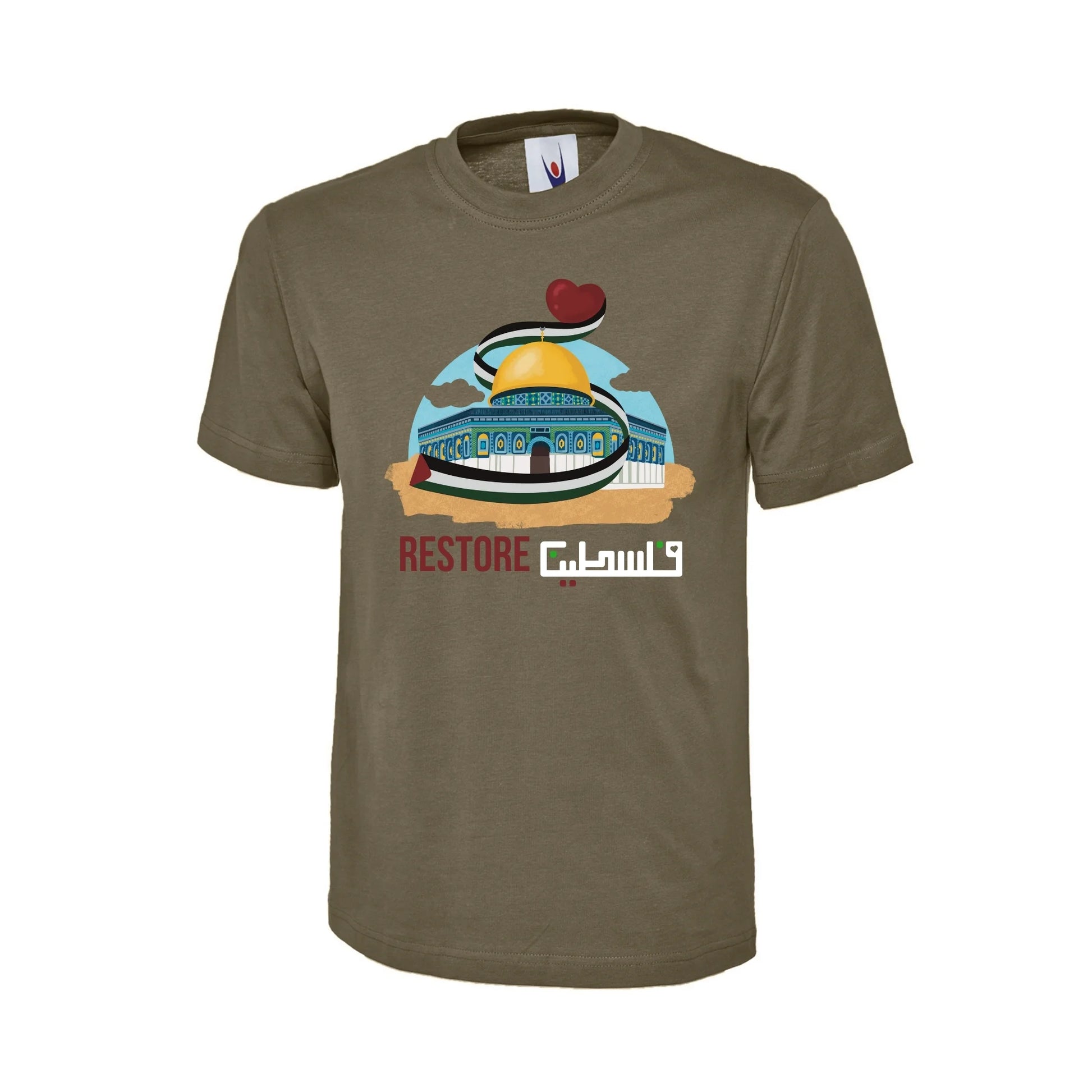 Restore Palestine T-Shirt – Culture Can’t Be Erased,We Carry the Key