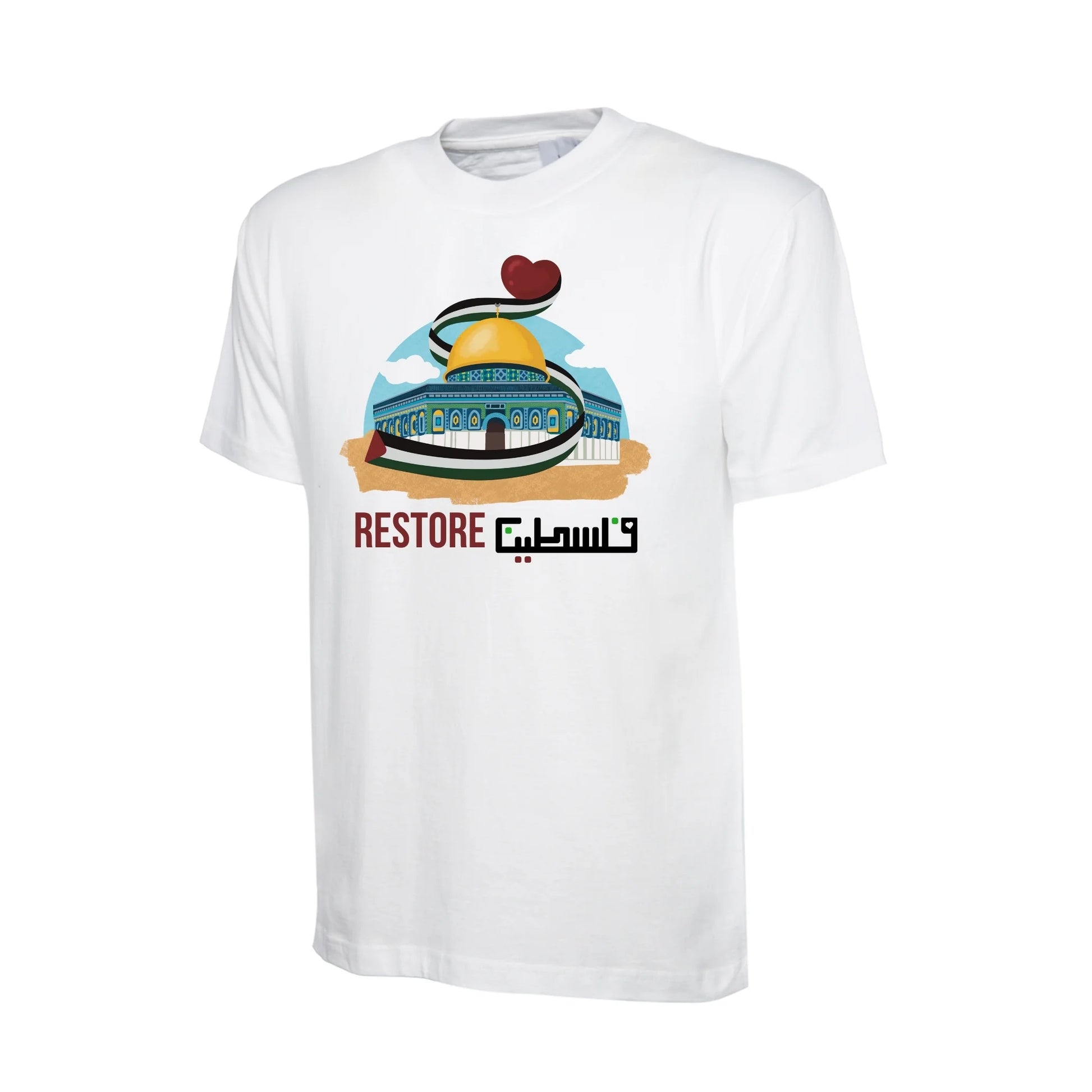 Restore Palestine T-Shirt – Culture Can’t Be Erased,We Carry the Key