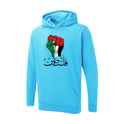 Palestine Hoodie – National Emblem Artwork, Sign of Strength and Hope