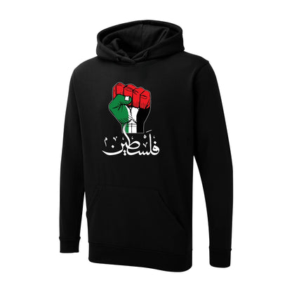 Palestine Hoodie – National Emblem Artwork, Sign of Strength and Hope