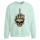 Halloween Skull Hand Oversize Sweatshirt
