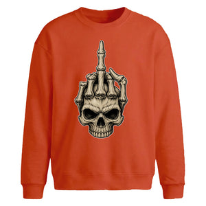 Halloween Skull Hand Oversize Sweatshirt