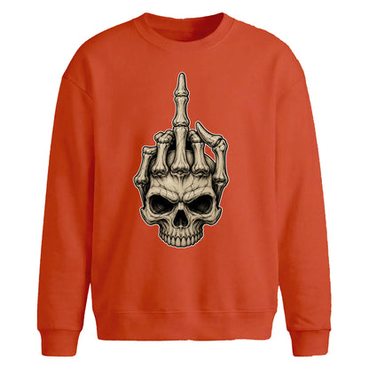 Halloween Skull Hand Oversize Sweatshirt