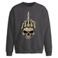 Halloween Skull Hand Oversize Sweatshirt