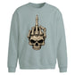 Halloween Skull Hand Oversize Sweatshirt