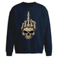 Halloween Skull Hand Oversize Sweatshirt