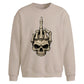 Halloween Skull Hand Oversize Sweatshirt