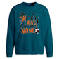 Witch Way To The Wine Halloween Oversize Sweatshirt