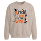 Witch Way To The Wine Halloween Oversize Sweatshirt