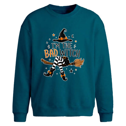 Bad Witch Halloween Oversized Sweatshirt