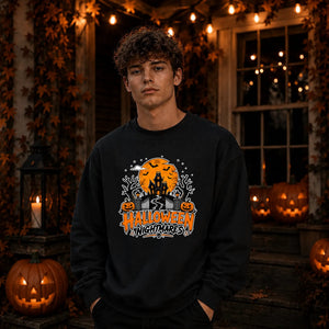 Halloween Nightmares Oversize Sweatshirt