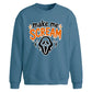 Make Me Scream Halloween Oversized Sweatshirt