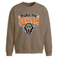 Make Me Scream Halloween Oversized Sweatshirt