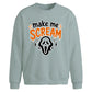Make Me Scream Halloween Oversized Sweatshirt