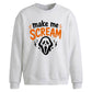 Make Me Scream Halloween Oversized Sweatshirt