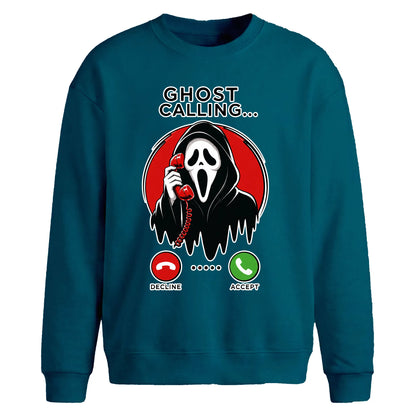 Ghost Calling Halloween Oversize Sweatshirt