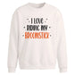 Halloween Oversize Sweatshirt I Love Riding My Broomstick
