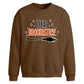 Her Broomstick Halloween Oversized Sweatshirt