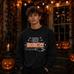 Her Broomstick Halloween Oversized Sweatshirt