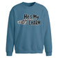 He Is My Charm Halloween Oversized Sweatshirt