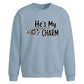 He Is My Charm Halloween Oversized Sweatshirt