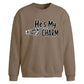 He Is My Charm Halloween Oversized Sweatshirt