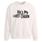 He Is My Charm Halloween Oversized Sweatshirt