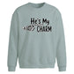 He Is My Charm Halloween Oversized Sweatshirt