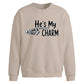 He Is My Charm Halloween Oversized Sweatshirt