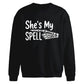 She is My Spell Halloween Oversized Sweatshirt