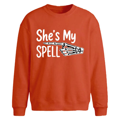 She is My Spell Halloween Oversized Sweatshirt