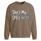 She is My Spell Halloween Oversized Sweatshirt