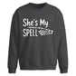 She is My Spell Halloween Oversized Sweatshirt