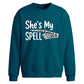 She is My Spell Halloween Oversized Sweatshirt