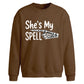 She is My Spell Halloween Oversized Sweatshirt