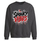 Halloween Spooky Vibes Oversize Sweatshirt