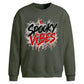 Halloween Spooky Vibes Oversize Sweatshirt