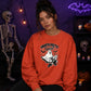 Unapologetic Spirit Ghost Halloween Oversize Sweatshirt
