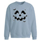Halloween Pumpkin Face Oversize Sweatshirt