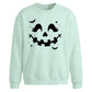 Halloween Pumpkin Face Oversize Sweatshirt