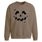 Halloween Pumpkin Face Oversize Sweatshirt