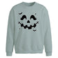 Halloween Pumpkin Face Oversize Sweatshirt