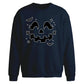 Halloween Pumpkin Face Oversize Sweatshirt